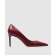 Бордовые кожаные лодочки Stuart 85 Pump