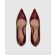 Красные кожаные лакированные лодочки GIANVITO