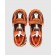 Оранжевые комбинированные кроссовки Glove Slip On