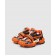 Оранжевые комбинированные кроссовки Glove Slip On