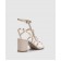 Бежевые кожаные босоножки Rockstud