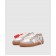 Белые кожаные кеды NEW VULCANIZED с логотипом